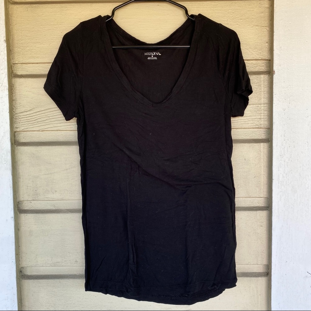 Basic black tee